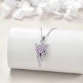 wholesale Sterling Silver Stone Arwen Evenstar Pendant Necklace LOTR Inspired Jewelry Gift for Women Men Teens Mothers Day-0-20