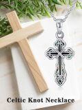 wholesale 925 Sterling Silver Cross Pendant Necklace - Religious s for Her-0-5