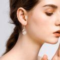 wholesale 925 Sterling Silver Drop Earrings Butterfly Daisy Flower Cubic Zirconia Gold Plated For Women-0-4