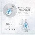 wholesale 925 Sterling Silver Fox Pendant Necklace Wholesale With Rose Gold Flowers-0-2