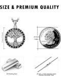 wholesale 925 Sterling Silver  Viking Tree of Life Pendant Necklace-0-4