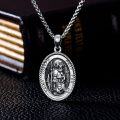 wholesale 925 Sterling Silver Saint Joseph Pendant with Chain - Religious Jewelry for Men & Women-0-2