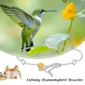 TOUPOP Sterling Silver Insect Bracelet with Stones-0-2