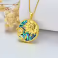 TOUPOP Sterling Silver Moon Star Necklace Sagittarius Zodiac Sign Pendant-0-4