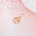 wholesale 14K Gold Tree Of Life Pendant Necklace For Women - Cubic Zirconia Accents-0-3
