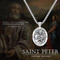 wholesale Sterling Silver Saint Necklace with Archangel Protection Medals Pendant-0-4