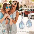 wholesale Sterling Silver Crystal Sister Earrings Birthday Gift for Sisters-0-33