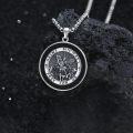 wholesale 925 Sterling Silver Saint Michael Medal Pendant Necklace Catholic s for Men & Women-0-4