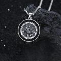 wholesale 925 Sterling Silver Saint Michael Medal Pendant Necklace Catholic s for Men & Women-0-4