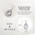 wholesale Sterling Silver Yellow Gold Plated Gemstone Tree of Life Pendant Necklace-0-129