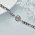 wholesale 925 Sterling Silver St Michael Protector Bracelet-0-1