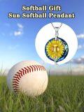 wholesale TOUPOP Softball Necklace For Women Softball Gifts Gifts For Softball Lovers Gifts For Sport Lovers 14k Gold Necklace For Women Birthday Gift Christmas Gift Victory Gift For Her Wife Sister Daughter -0-2