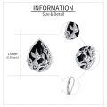 wholesale 925 Sterling Silver Tear Drop Earrings-0-4