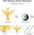 wholesale Gold 925 Sterling Silver Guardian Angel Cross Pendant Necklace Catholic  for Women Men Boys Girls-0-1