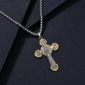 wholesale  Black Cross Pendant with INRI Inscription for Men's Jewelry Set - 24 Chain Length Gift Boxed-0-13