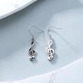 wholesale 925 Sterling Silver Musical Note Trumpet Design Dangle Earrings Gift for Her-0-4