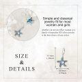 wholesale 925 Sterling Silver Abalone Shell Viking Starfish Leverback Earrings-0-3