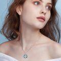 wholesale TOUPOP 2025 Graduation Gifts Compass Necklace For Women Sterling Silver Crystal High School College Graduation Necklace Anniversary Birthday Mothers Day Gifts For Mom Wife Sister Daughter -0-1