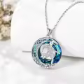 wholesale 925 Sterling Silver Soccer Player Pendant Necklace Sporty s for Women-0-3