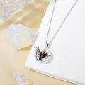 wholesale  Sterling Silver 12 Month Birth Flower Photo Locket Necklace Jewelry Gift -0-13