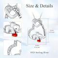 wholesale  Metal Austrian Crystal Elephant Koala Sloth Heart Pendant Necklace Valentine Gift -0-9