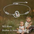 wholesale 925 Sterling Silver Heart Charm Bracelet Wholesale With Couple Design-0-5