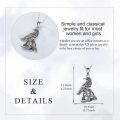 wholesale 925 Sterling Silver Celtic Raven Pendant Necklace With Intricate Knotwork Design-0-4