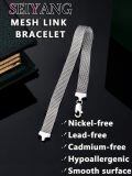 wholesale 925 Sterling Silver Mesh Bracelet With Lobster Clasp-0-3