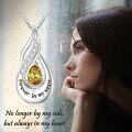 wholesale 925 Sterling Silver Cubic Zirconia Teardrop Cremation Jewelry - Memorial Ashes Necklace for Loved Ones-0-3