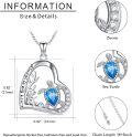 wholesale 925 Sterling Silver Heart-Shaped Sea Turtle & Coral Charm Necklace - Ocean Life Jewelry for Women-0-2