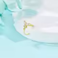 wholesale 14k Gold Butterfly/Daisy Nose Rings Wholesale Stud 20g Diamond Piercing s for Women-0-1
