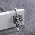 wholesale 925 Sterling Silver Angel Guardian Pendant Necklace for Men & Women-0-1