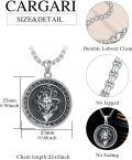 wholesale 925 Sterling Silver Medusa Head Snake Goddess Protection Pendant Necklaces s for Men & Women-0-1