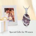wholesale Sterling Silver Gemstone Dainty Pendant Necklace for Women Mom Gift-0-144