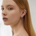 wholesale 925 Sterling Silver Hoop Earrings Wholesale With Spikes-0-3