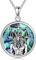 wholesale 925 Sterling Silver Lady Justice Scale Pendant Necklace for Lawyers and Attorneys-0-0