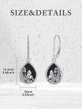 wholesale 925 Sterling Silver Earrings With Butterfly And Flowers-0-4