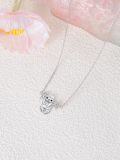 wholesale 925 Sterling Silver Sloth Charm Necklace for Women - Animal -0-4