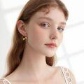 wholesale Gold 925 Sterling Silver Cat Shape Drop Earrings for Women Girls Gifts -0-2