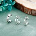 wholesale 925 Sterling Silver Spiral Wrap Ear Cuffs No Piercing Jewelry for Women and Girls æ ç©¿å­è³ç¯å¥³ç·éç¨-0-2