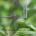 wholesale 925 Sterling Silver Turquoise Dragonfly & Butterfly Cremation Pendant Necklace-0-5