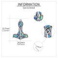 wholesale 925 Sterling Silver Thor Hammer Abalone Shell Tree Of Life Goddess Pendant Necklace-0-3