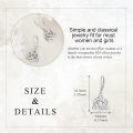wholesale 925 Sterling Silver Celtic Knot Triquetra Drop Earrings Platinum Plated Lever Back-0-3
