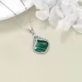 wholesale 925 Sterling Silver Moonstone Lapis Larimar Moss Agate Teardrop Filigree Pendant-0-108