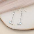 wholesale 925 Sterling Silver Sports Theme Golf Club Shape Moonstone Dangle Drop Earrings for Women Gift Ideas-0-2