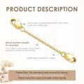 wholesale 10k Gold Double Spring Clasp Extension Chain-0-1