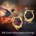 wholesale 10K Gold Dragonfly Hoops Minimalist Earings Gift for Her-0-5