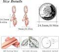 wholesale Rose Gold 925 Sterling Silver Hypoallergenic Unicorn Head Dangle Hoop Earrings for Women-0-5