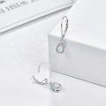 wholesale 925 Sterling Silver Opal Teardrop Leverback Earrings Hypoallergenic Gift-0-1