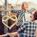 wholesale 14K Gold Heart Infinity Pendant Necklace for Women, 0.77 Minimalist Elegant Gift, Hypoallergenic Nickel-Free, Adjustable 16+1 Chain, Lifetime Warranty-0-5